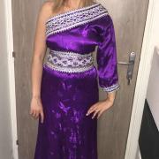 Robe Kabyle Violette / Argent